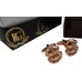 Diver Helmets Rose Gold Cufflinks in Wood Case